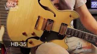 Players Planet Product Overview  Washburn HB35 Hollowbody Electric Guitar [upl. by Ahseele]