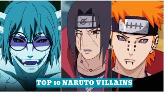 NARUTO Top 10 Main Naruto Villains Ranked By Strength [upl. by Oryaj]