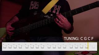 Slipknot  Gently MFKR Bass Tab Play Along Tabs In Video [upl. by Eiramyllek14]