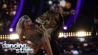 Rashad Jennings and Emma Slater Cha Cha Week 1  Dancing With The Stars [upl. by Adalai]