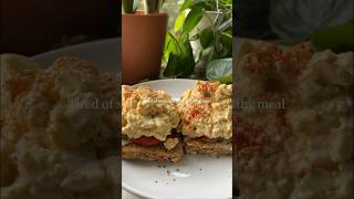 Vegan Meal Prep Tofu Egg Salad 🌱 veganrecipes [upl. by Aicsila829]