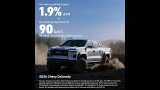 2024 Chevy Colorado November Offer [upl. by Danyette761]