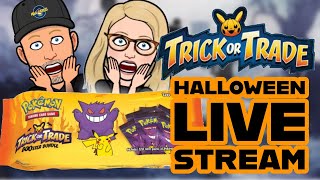 Live Halloween Special with Haunted Pokemon packs Skip to 1800 min mark [upl. by Miza629]