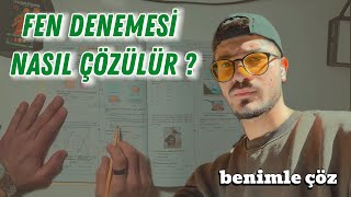 DERECE YAPAMAYAN ÖĞRENCİNİN GÖZÜNDEN TYT FEN DENEME ÇÖZÜMÜ  YKS 2024 [upl. by Phillipe135]