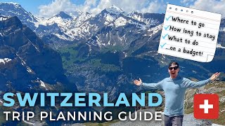 Swiss Trip Planning Guide  Switzerland Itinerary on a Budget  Know Before You Visit Switzerland [upl. by Dranrev]