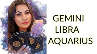 NEXT 30 DAYS  GEMINI ♊️ LIBRA ♎️ AQUARIUS ♒️ JULY 2024 MONTHLY TAROT READING 🔮 [upl. by Ezri]