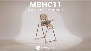 My Babiie MBHC11 Deluxe Highchair [upl. by Esyak]