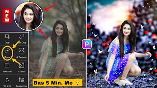 PicsArt CB Background Photo Editing  PicsArt Se Background Kaise Change Kare  PicsArt new Editing [upl. by Lev]