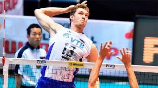 Volleyball Giant  Dmitriy Muserskiy Spike  375cm [upl. by Cash]