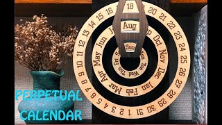 How To DIY Perpetual Calendar Paper Craft [upl. by Aynna]