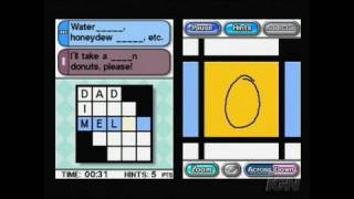 Crosswords DS Nintendo DS Gameplay  Watch this [upl. by Aicekan]