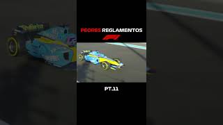 PEORES REGLAMENTOS F1  Pt11 💥 httpsamznto3q5mC8j formula1 automovilismo f1shorts gpf1 [upl. by Laucsap]