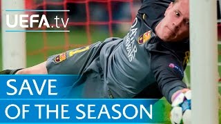 Ter Stegen v Bayern 201415 UEFA Save of the Season [upl. by Guenna]