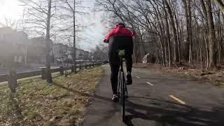 best winter training for road cyclists imo easy gear fixie ride [upl. by Gorton]