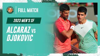 Djokovic vs Alcaraz 2023 Mens semifinal Full Match  RolandGarros [upl. by Akedijn255]