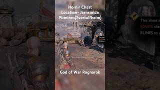 God of War Ragnarok Nornir Chest  Jarnsmida Pitmines Svartalfheim godofwarragnarok nornirchest [upl. by Etteuqal]