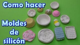 Como hacer moldes flexibles de silicón [upl. by Hendon]