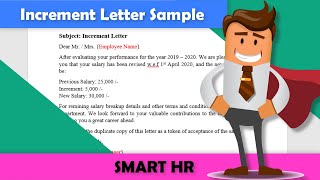 How to write an Salary Increment Latter  Increment Latter  Smart HR [upl. by Acirema]