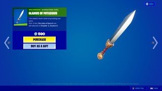 Gladius of Potassius Pickaxe BACK amp NEW Leven2ks Taco Tuesday Bundle  Fortnite Item Shop  71921 [upl. by Assetak321]