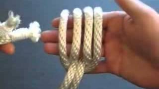 How to Tie the Zip Snare  Rope Bondage Knot Tutorial [upl. by Tnert22]