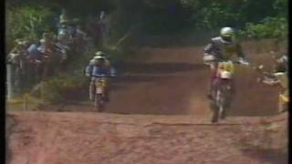 British 500cc Motocross GP Hawkstone Park 1984 Part 3 [upl. by Leinto296]