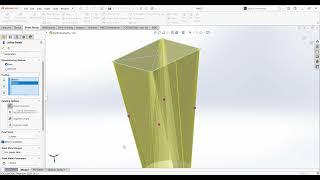 SolidWorks Sketch Bend Tutorial  SolidWorks Sheet Metal Cone Tutorial  Sheet Metal Transitions [upl. by Arol825]