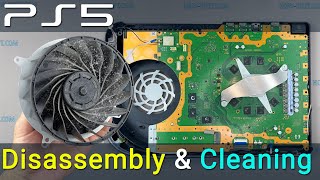 PS5 disassembly and dust cleaning How to fix PlayStation 5 overheating [upl. by Grindlay]