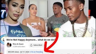 QUAN RISSA STAGED BREAKUP😳‼️HOLD HANDS IN PRIVATE  UNFOLLOW IN PUBLIC😳‼️ [upl. by Mihalco370]