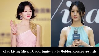 Zhao Liying Missed Opportunity at the Golden Rooster Awards [upl. by Eserahs]