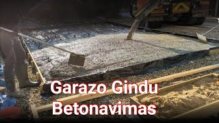 Garazo grindu betonavima [upl. by Ettevets]