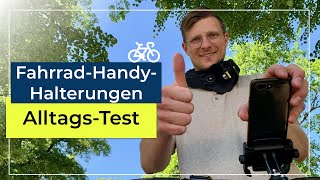 FahrradHandyHalterungen im Test  Welcher Halter eignet sich zur Befestigung des Handys am Rad [upl. by Maryellen]