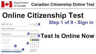 Canadian Citizenship Test is Online  Canada Online Citizenship Tests Begin [upl. by Atelra]