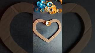 Cardboard craft  beautiful wall hanging  short video arcreation [upl. by Amerigo802]