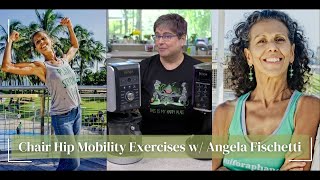 Exercise with Angela Fischetti Hip Mobility Exercises Done in a Chair [upl. by Deacon]