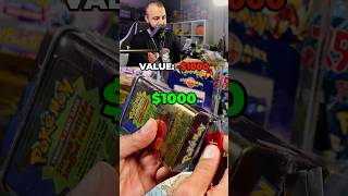 WE OPENED A 1000 POKÉMON TIN 🤯🤑 CAN WE MAKE MONEY tradingcards pokemoncards [upl. by Nodlehs]