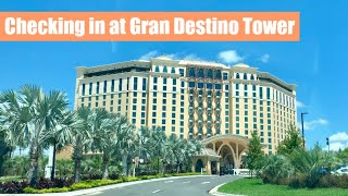 Checking in at Disneys Gran Destino Tower [upl. by Freemon]