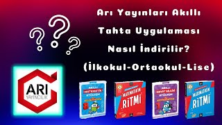 Arı Yayınları Akıllı Tahta Uygulaması Nasıl İndirilir İlkokulOrtaokulLise [upl. by Iraam983]