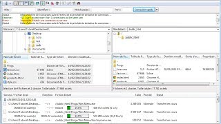 Utiliser le logiciel Filezilla [upl. by Yhotmit32]