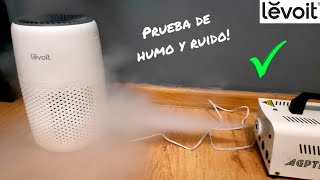 Purificador de aire LEVOIT CORE MINI Prueba con humo [upl. by Ailemap836]