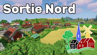 La sortie nord est terminée  Ep 36  UnVillageFrançais minecraft [upl. by Evadnee]