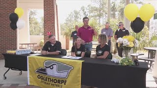 South Waltons Payne signs with Oglethorpe University [upl. by Bahe]