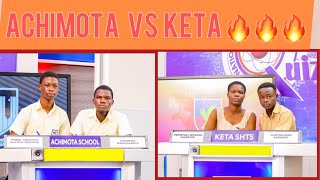 NSMQ24 ACHIMOTA Vs KETA SHTS HEATED 🔥🔥🔥Speed race in quarter finals [upl. by Cate]