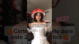 🌷cortes de cabello para este 2024🌷200likes viral aestetic edit tutorial bonito [upl. by Roosevelt32]