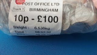 10p Hunt 91 Nice Error Coin Incoming 🌟 Birmingham Sealed Bags 41024 [upl. by Hagerman]