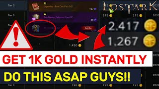 THIS GIVES 1000 GOLD INSTANTLY T3 Gems Boxes BEFORE Price Drops  Lost Ark [upl. by Nico122]