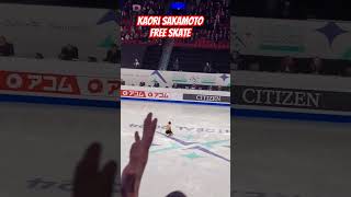 Kaori Sakamoto Free Skate Ending World Figure Skating Championships 2024 [upl. by Yehs]