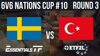 ETF2L TF2 6v6 Nations Cup 10  Group Stage Round 3 Sweden vs Turkey [upl. by Aerdnek]