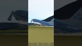 Crosswinds🤣flightsimulator funny [upl. by Dohsar]