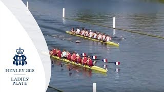 Leander v Brookes amp Edinburgh  Ladies Plate  Henley 2018 SemiFinals [upl. by Aihsotan]