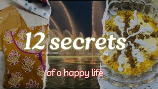 12 Secrets for A Happy Calm and stress free life Tips for housewives [upl. by Sieracki159]